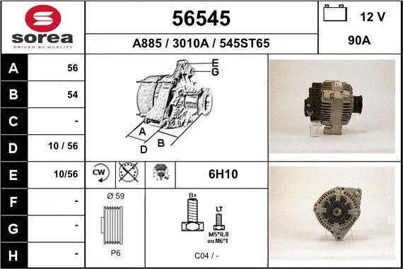 EAI 56545 - Alternateur cwaw.fr