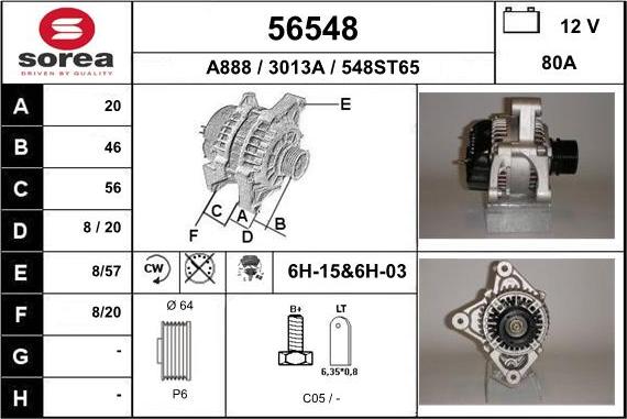 EAI 56548 - Alternateur cwaw.fr