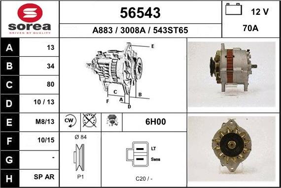 EAI 56543 - Alternateur cwaw.fr