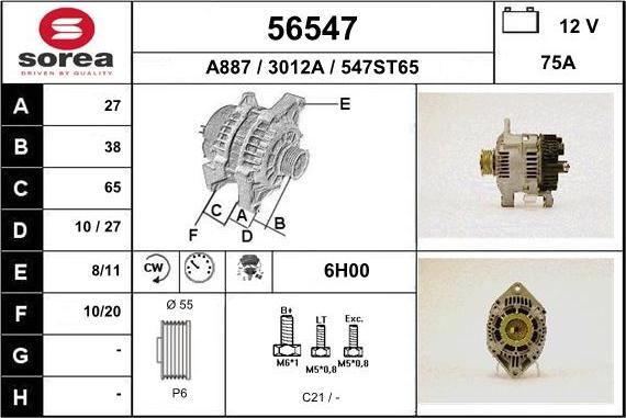 EAI 56547 - Alternateur cwaw.fr