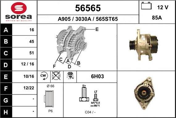 EAI 56565 - Alternateur cwaw.fr