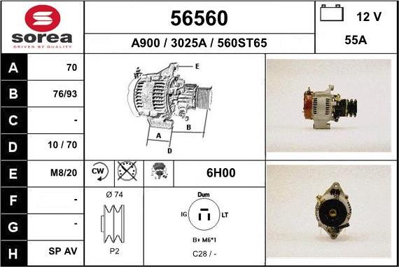 EAI 56560 - Alternateur cwaw.fr