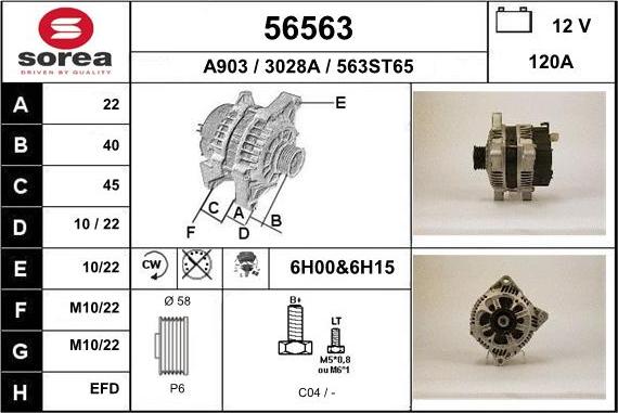 EAI 56563 - Alternateur cwaw.fr