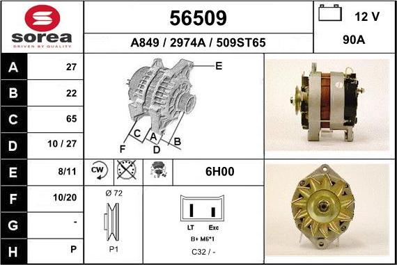 EAI 56509 - Alternateur cwaw.fr