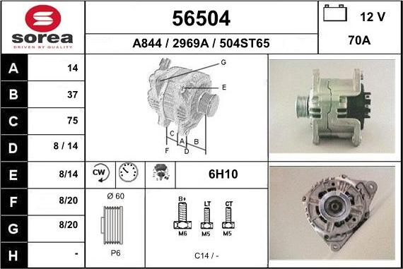 EAI 56504 - Alternateur cwaw.fr