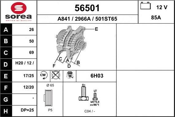 EAI 56501 - Alternateur cwaw.fr