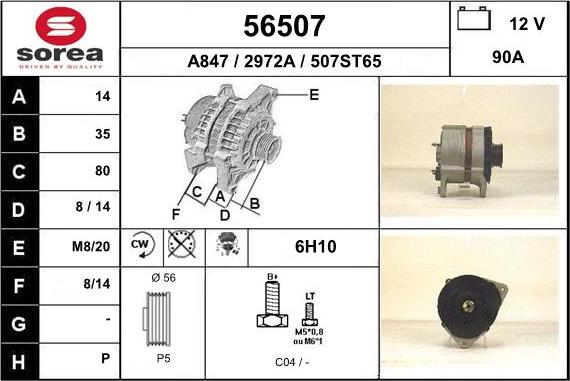 EAI 56507 - Alternateur cwaw.fr