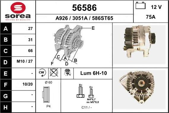 EAI 56586 - Alternateur cwaw.fr