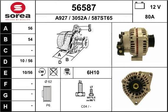 EAI 56587 - Alternateur cwaw.fr