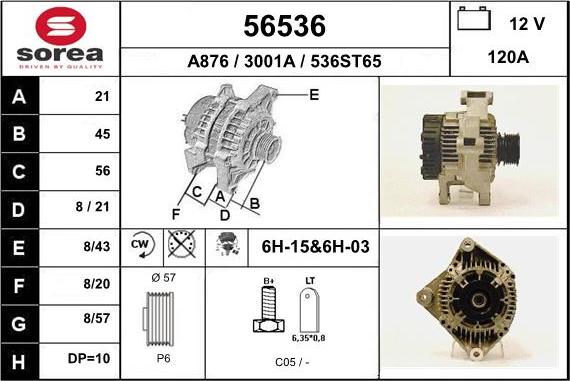 EAI 56536 - Alternateur cwaw.fr