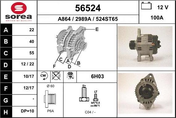 EAI 56524 - Alternateur cwaw.fr