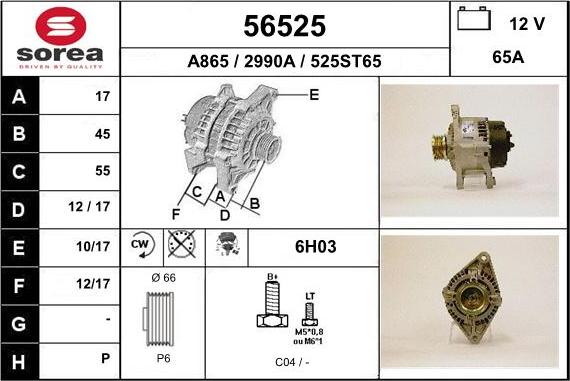 EAI 56525 - Alternateur cwaw.fr