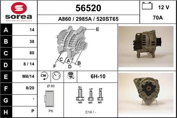 EAI 56520 - Alternateur cwaw.fr