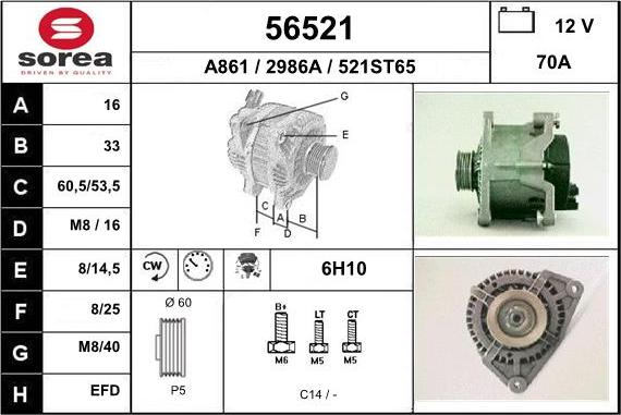 EAI 56521 - Alternateur cwaw.fr