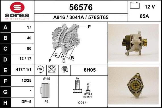 EAI 56576 - Alternateur cwaw.fr