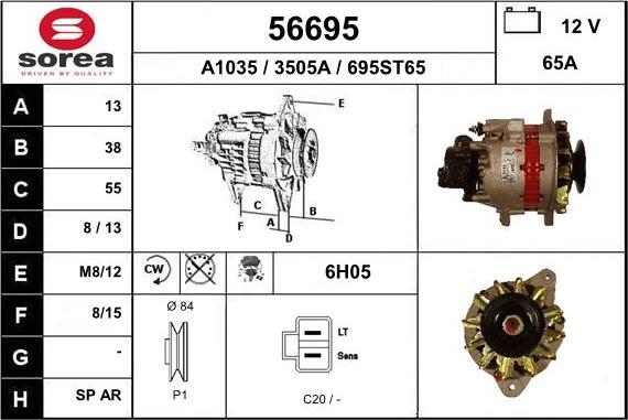 EAI 56695 - Alternateur cwaw.fr