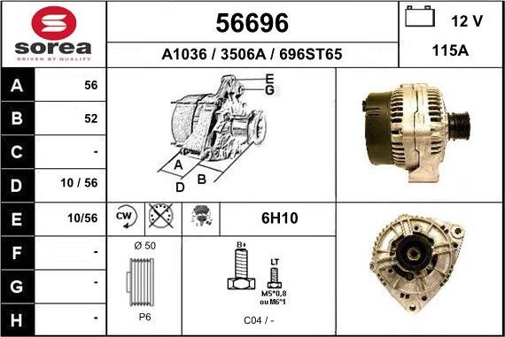 EAI 56696 - Alternateur cwaw.fr