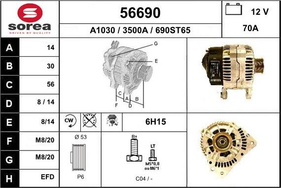 EAI 56690 - Alternateur cwaw.fr