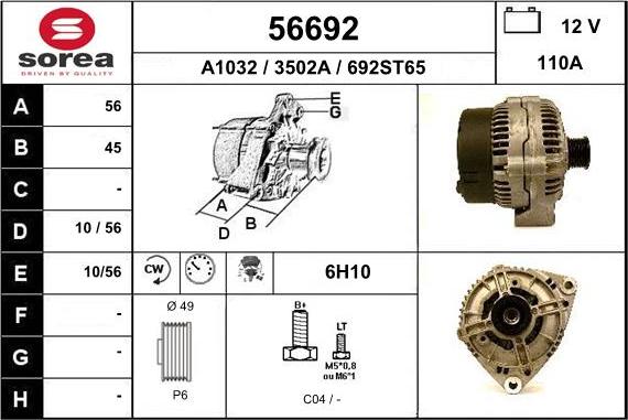 EAI 56692 - Alternateur cwaw.fr