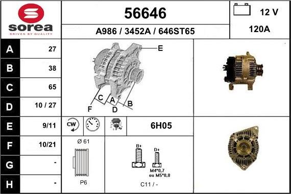 EAI 56646 - Alternateur cwaw.fr