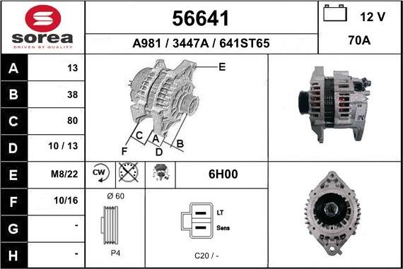 EAI 56641 - Alternateur cwaw.fr