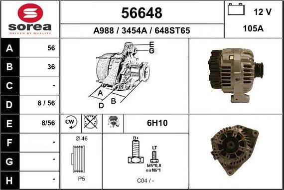 EAI 56648 - Alternateur cwaw.fr