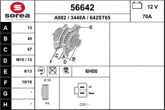 EAI 56642 - Alternateur cwaw.fr