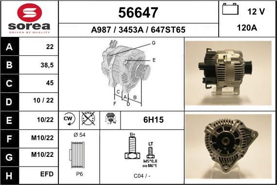 EAI 56647 - Alternateur cwaw.fr