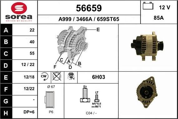 EAI 56659 - Alternateur cwaw.fr