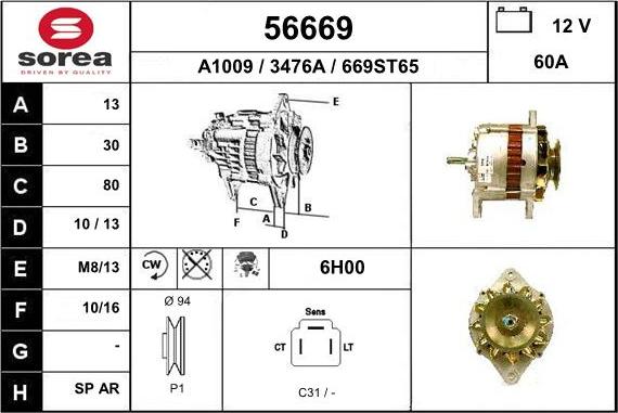 EAI 56669 - Alternateur cwaw.fr