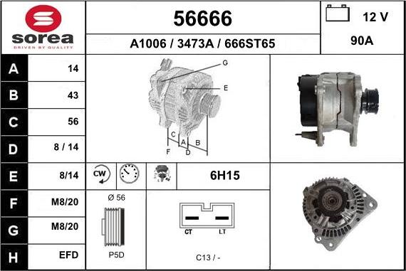 EAI 56666 - Alternateur cwaw.fr