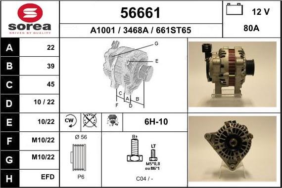 EAI 56661 - Alternateur cwaw.fr