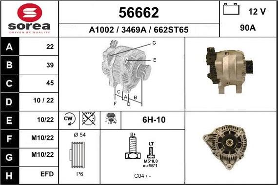 EAI 56662 - Alternateur cwaw.fr