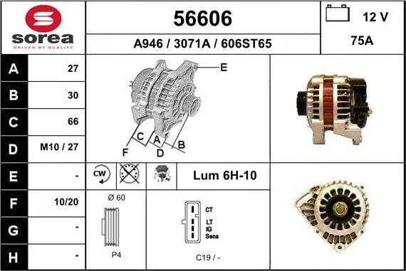 EAI 56606 - Alternateur cwaw.fr