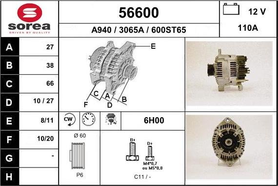 EAI 56600 - Alternateur cwaw.fr