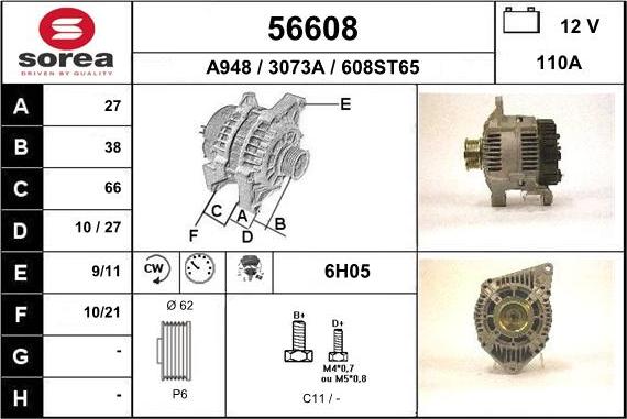 EAI 56608 - Alternateur cwaw.fr