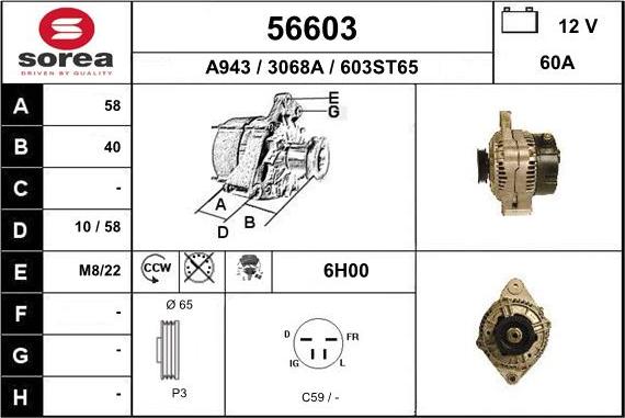 EAI 56603 - Alternateur cwaw.fr