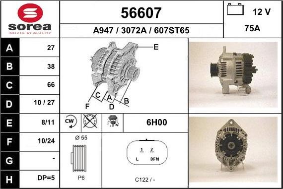 EAI 56607 - Alternateur cwaw.fr