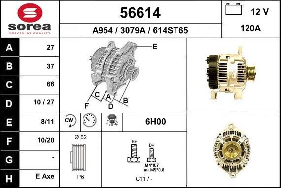 EAI 56614 - Alternateur cwaw.fr