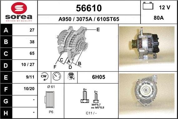 EAI 56610 - Alternateur cwaw.fr