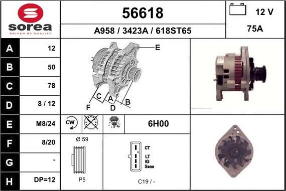 EAI 56618 - Alternateur cwaw.fr