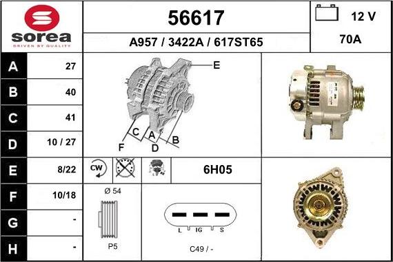 EAI 56617 - Alternateur cwaw.fr