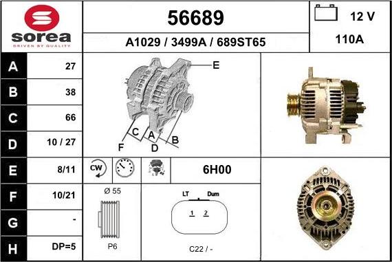 EAI 56689 - Alternateur cwaw.fr