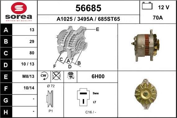 EAI 56685 - Alternateur cwaw.fr