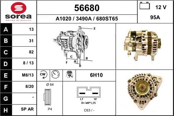 EAI 56680 - Alternateur cwaw.fr