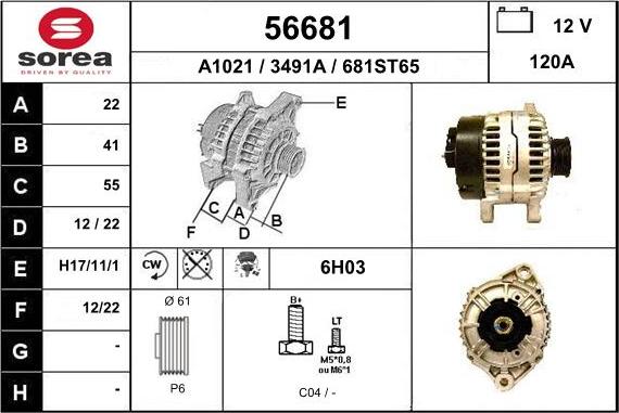 EAI 56681 - Alternateur cwaw.fr