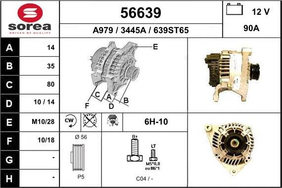 EAI 56639 - Alternateur cwaw.fr