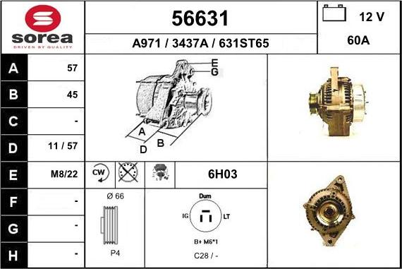 EAI 56631 - Alternateur cwaw.fr