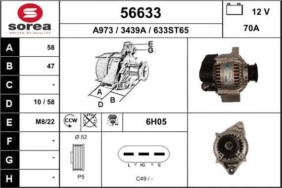 EAI 56633 - Alternateur cwaw.fr