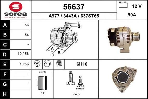 EAI 56637 - Alternateur cwaw.fr